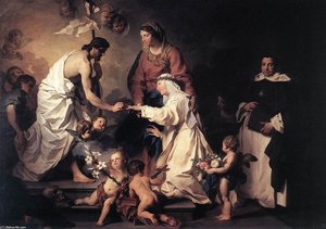 The Marriage Of St Catherine — Pierre Subleyras