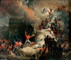 Lieutenant Colonel Macleod At Badajoz — John Augustus Atkinson