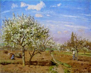 Orchard In Blossom, Louveciennes — Kamilis Pisaro
