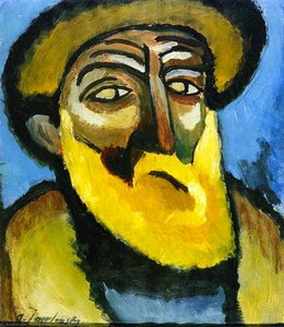Testa Di Un Vecchio Con La Barba — Alexej Von Jawlensky