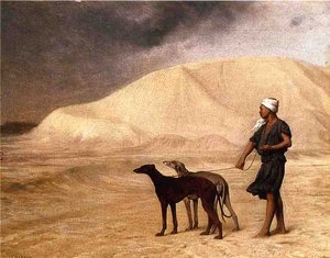 La Squadra Di Cani Nel Deserto — Jean-léon Gérôme