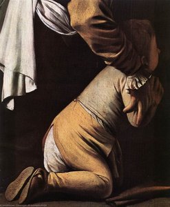 Madonna Del Rosario (detalj) — Caravaggio