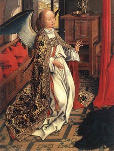 Annunciation Triptych (detail) — Rogier Van Der Weyden