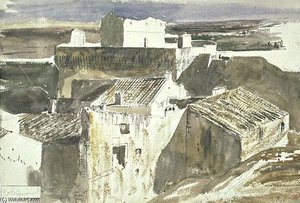A Tour Of The Ramparts Of Villeneuve-lès-avignon — Paul Huet