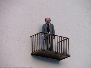 Cement Eclipses — Isaac Cordal