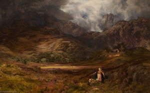 A Mountain Farm, Llanrhychwyn, Near Trefriw — Henry Clarence Whaite