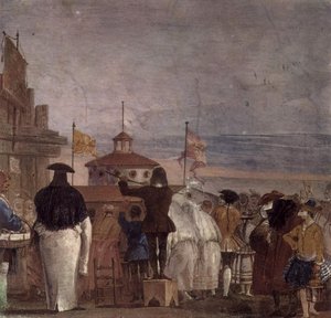 The New World, From The 'foresteria' (guesthouse) — Giovanni Domenico Tiepolo