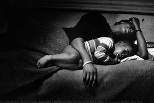 Bessie And Little Richard The Morning After She Scalded Her Husband, Harlem, New York — Gordon Parks