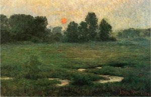 An August Sunset - Prarie Dell — John Ottis Adams