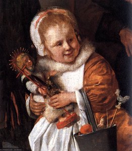 The Feast Of St. Nicholas (detail) — Jan Havickszoon Steen