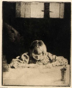 The Little Student — Julian Alden Weir