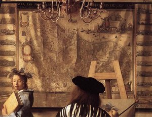 Kunsten At Male (detalje) — Johannes Vermeer