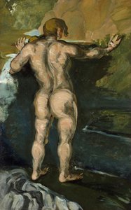 Bather And Rocks — Paul Cézanne