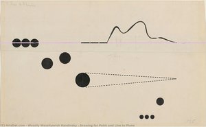 Dibujo Para Punto Y Línea Hacia El Plano — Wassily Wassilyevich Kandinsky