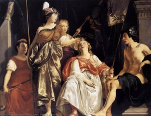Minerva Crowns The Maid Of Leiden — Abraham Lambertsz. Van Den Tempel