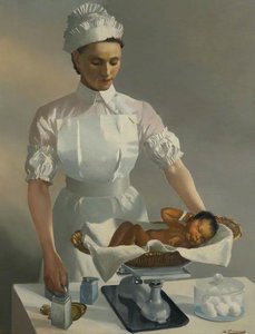 Nursing Sister And Baby — Anna Katrina Zinkeisen
