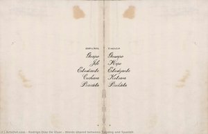 Words Shared Between Tagalog And Spanish — Rodrigo Díaz De Vivar