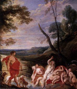 Diana And Actaeon (detail) — Jacob Jordaens