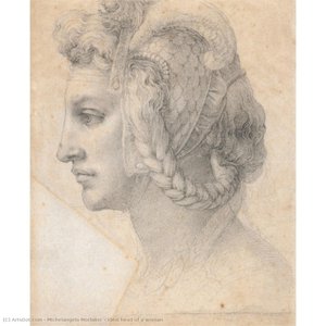 Ideal Head Of A Woman — Michelangelo Morlaiter