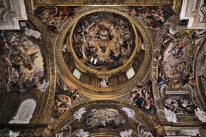 Cupola Decoration — Detto Baciccio Giovanni Battista Gaulli