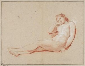 Naked Young Woman Sleeping — Hugues Taraval