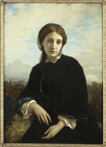 Portrait De Maria Pucci — Ernest Hébert (antoine Auguste Ernest Hebert)