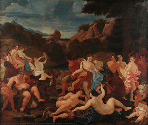 Bacchanal — Detto Baciccio Giovanni Battista Gaulli