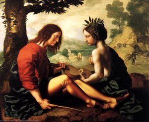 Allegorical Scene — იან სანდერს ვან ჰემესენი