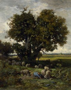 Little Blue Boy — Charles-émile Jacque