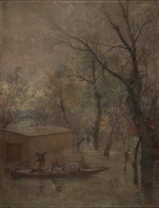 Inondation À Chatou — Gustave Maincent