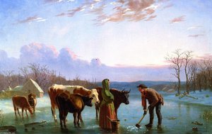 Ice Gatherers — William Tylee Ranney