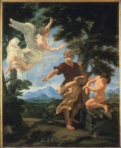 Abraham — Detto Baciccio Giovanni Battista Gaulli