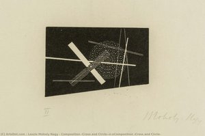 Composition (cross And Circle)\n\ncomposition (cross And Circle) — László Moholy-nagy