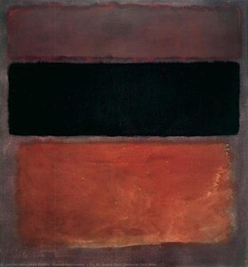 No. 10 (braun Schwarze Sienna Auf Dunkelwein — Mark Rothko