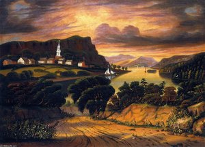 The Hudson Valley, Sunset — Thomas Chambers