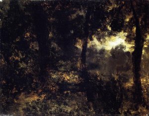 Night In The Forest — Adolph Von Menzel