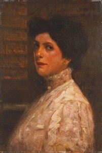 Portrait Of Western Woman — Fujishima Takeji