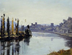 River Scene — Mary Dawson Elwell