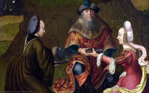Lot's Daughters Make Their Father Drink Wine — Lucas Van Leyden