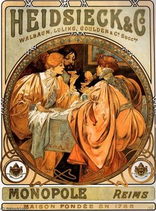 Heidsieg Monopole — Alphonse Mucha