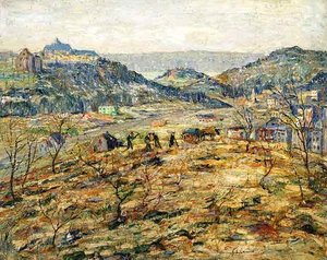 City Suburbs — Ernest Lawson