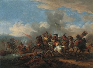 A Battle Between Christians And Turks — Jan Van Huchtenburg
