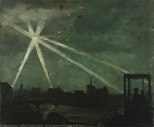 An Observation Post Flying Bomb Raid — Wilfred Stanley Haines