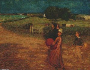 Saturday Night — Edward William Stott