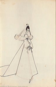 Drawing, Wedding Dress — Alceu De Paula Penna