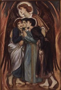Shadrach, Meshach And Abednego In The Fiery Furnace — Simeon Solomon