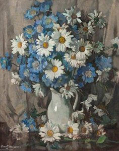 Blue And White Flowers — David Alison