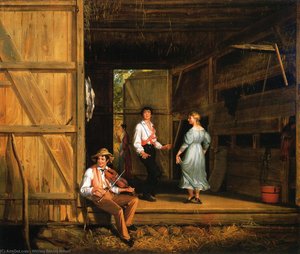 Dancing On The Barn Floor — William Sidney Mount