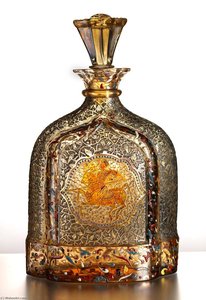 Modern French Glass Carafe — Émile Gallé