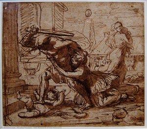 Das Massaker Der Unschuldigen — Nikolaus Poussin